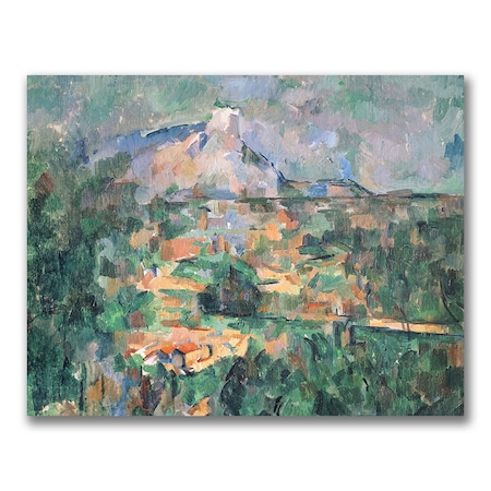 Paul Cezanne 'Montagne Sainte-Victoire' Canvas Art,26x32